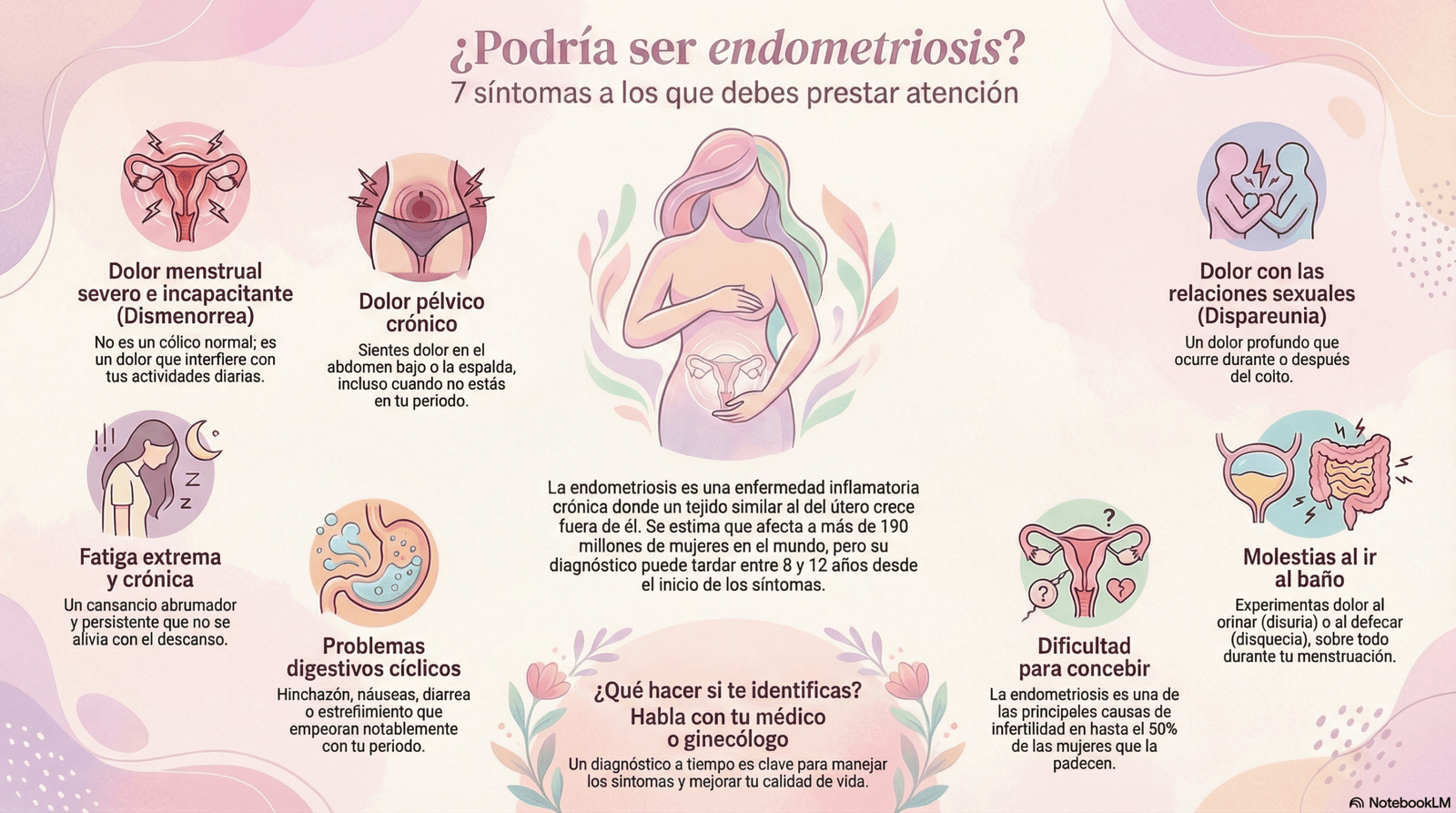 7 síntomas endometriosis