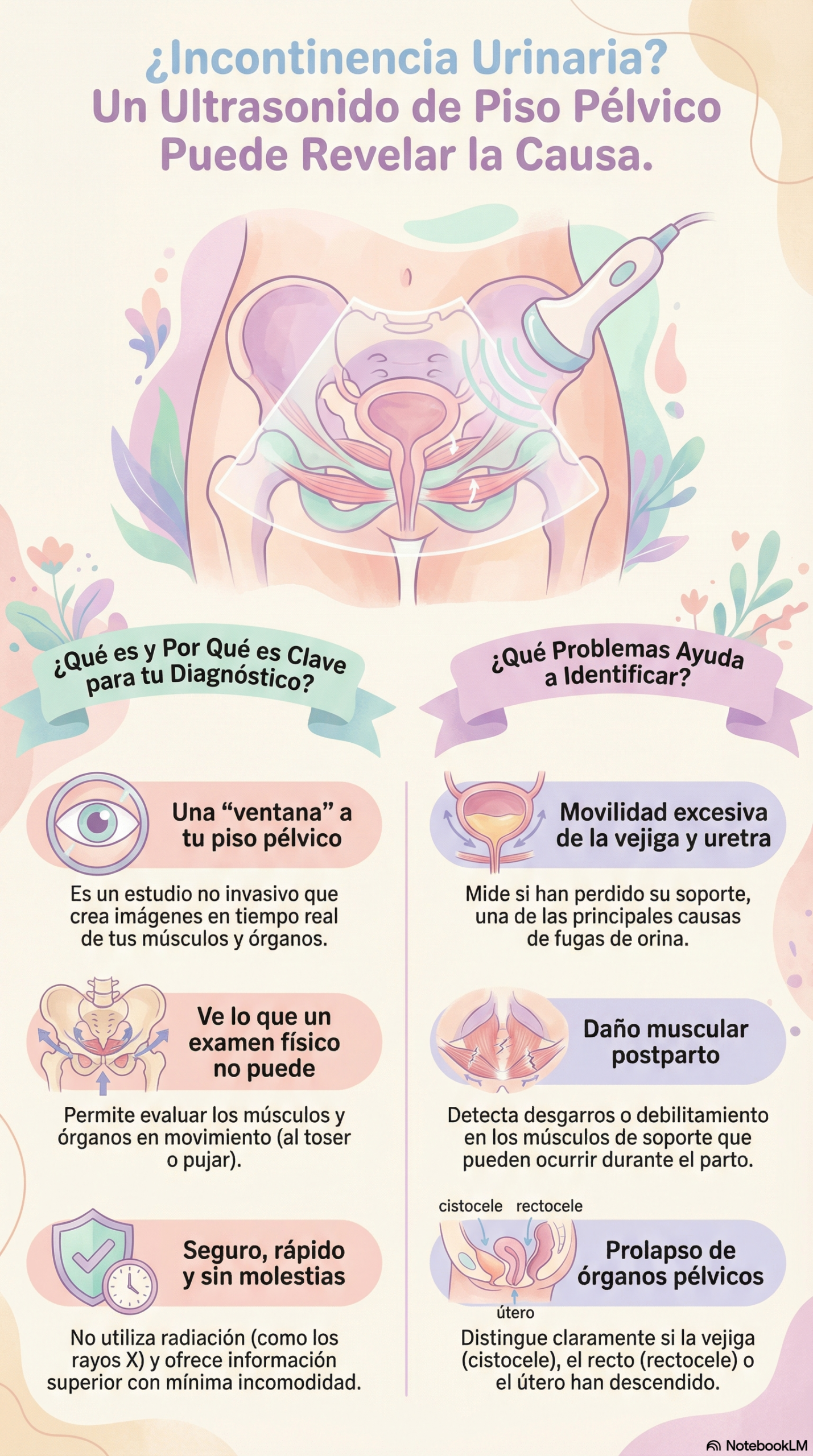Ultrasonido de piso pélvico